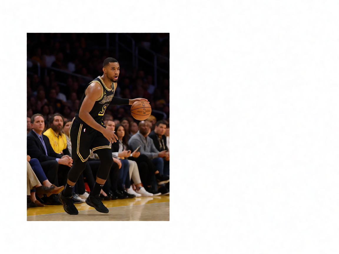 NBA洛杉矶湖人对阵金州勇士的比赛现场
